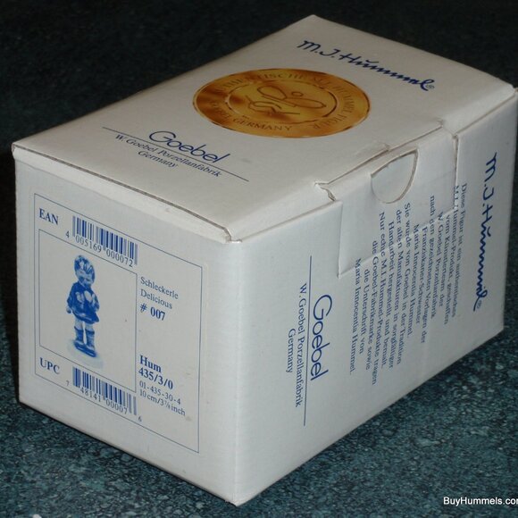 MINT CONDITION "Delicious" Goebel Hummel Figurine #435 3/0 TMK7 With Box - GIFT! - Picture 2 of 3